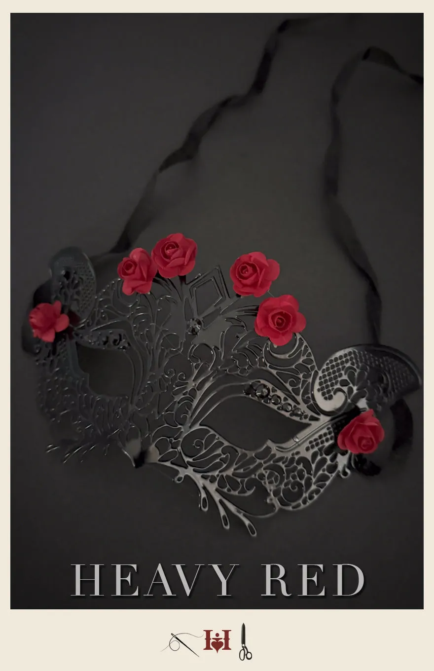 Parisian Wire Enchantress Mask Red