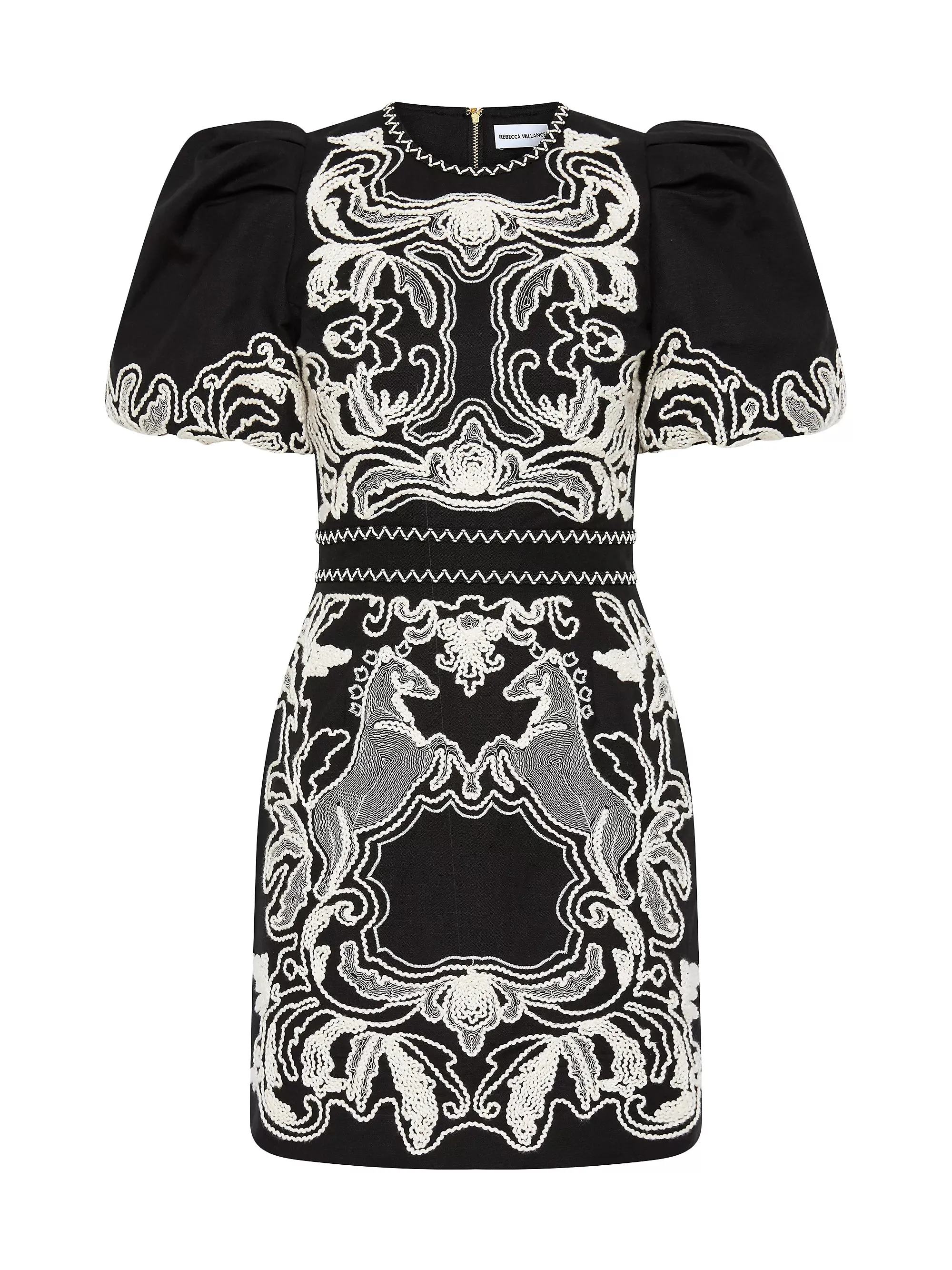 Re1735 Azera Embroidered Mini Dress