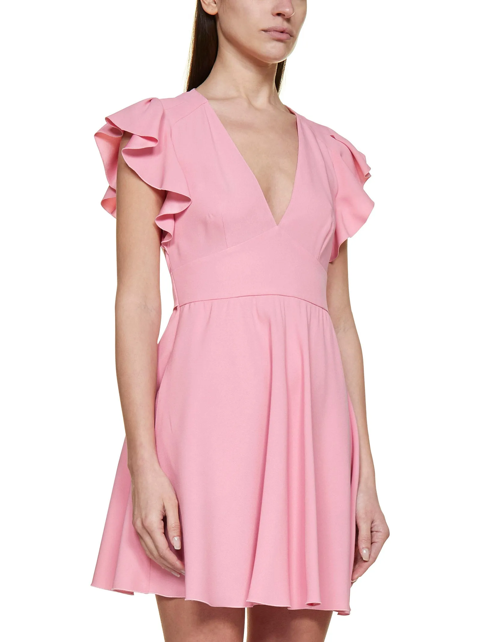 REDValentino Ruffle-Detailed Mini Dress