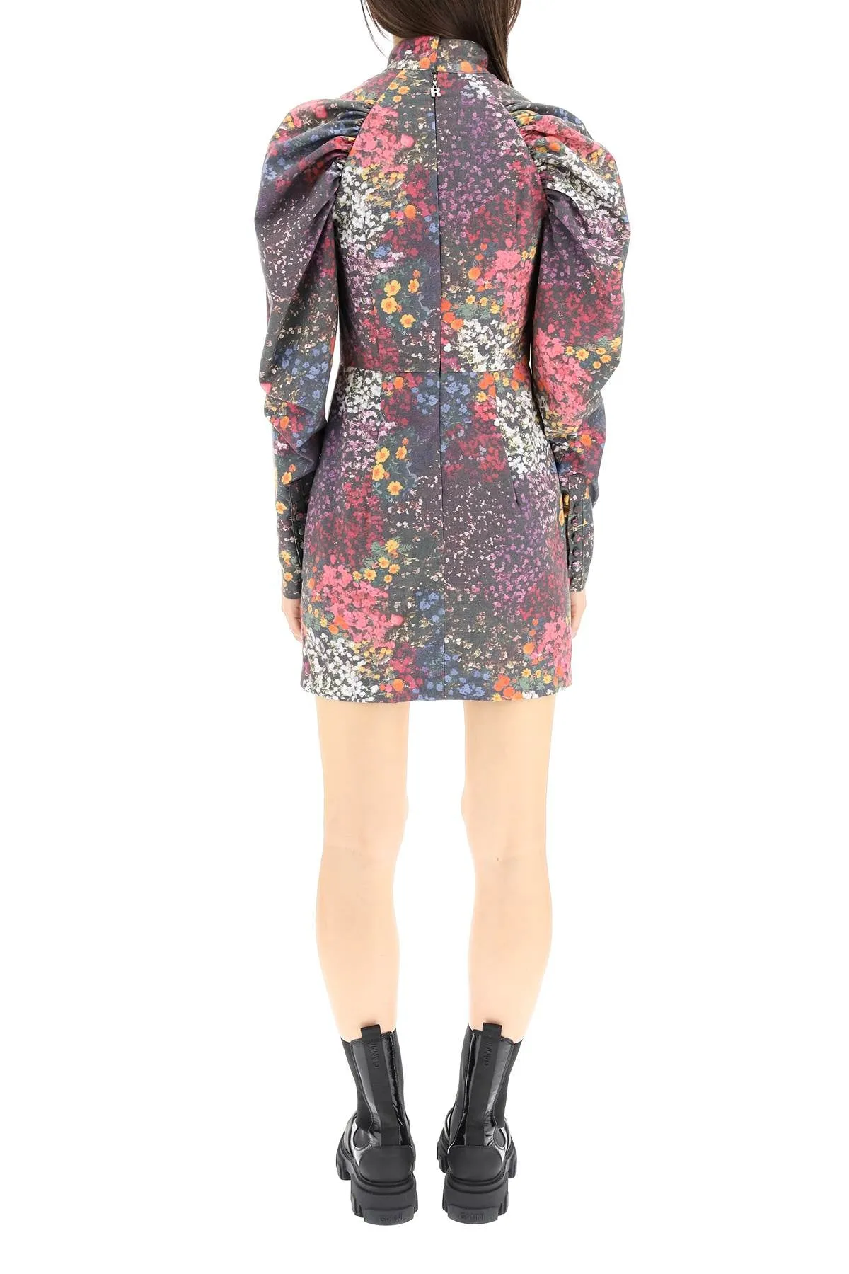 ROTATE Ruched Kim Mini Dress