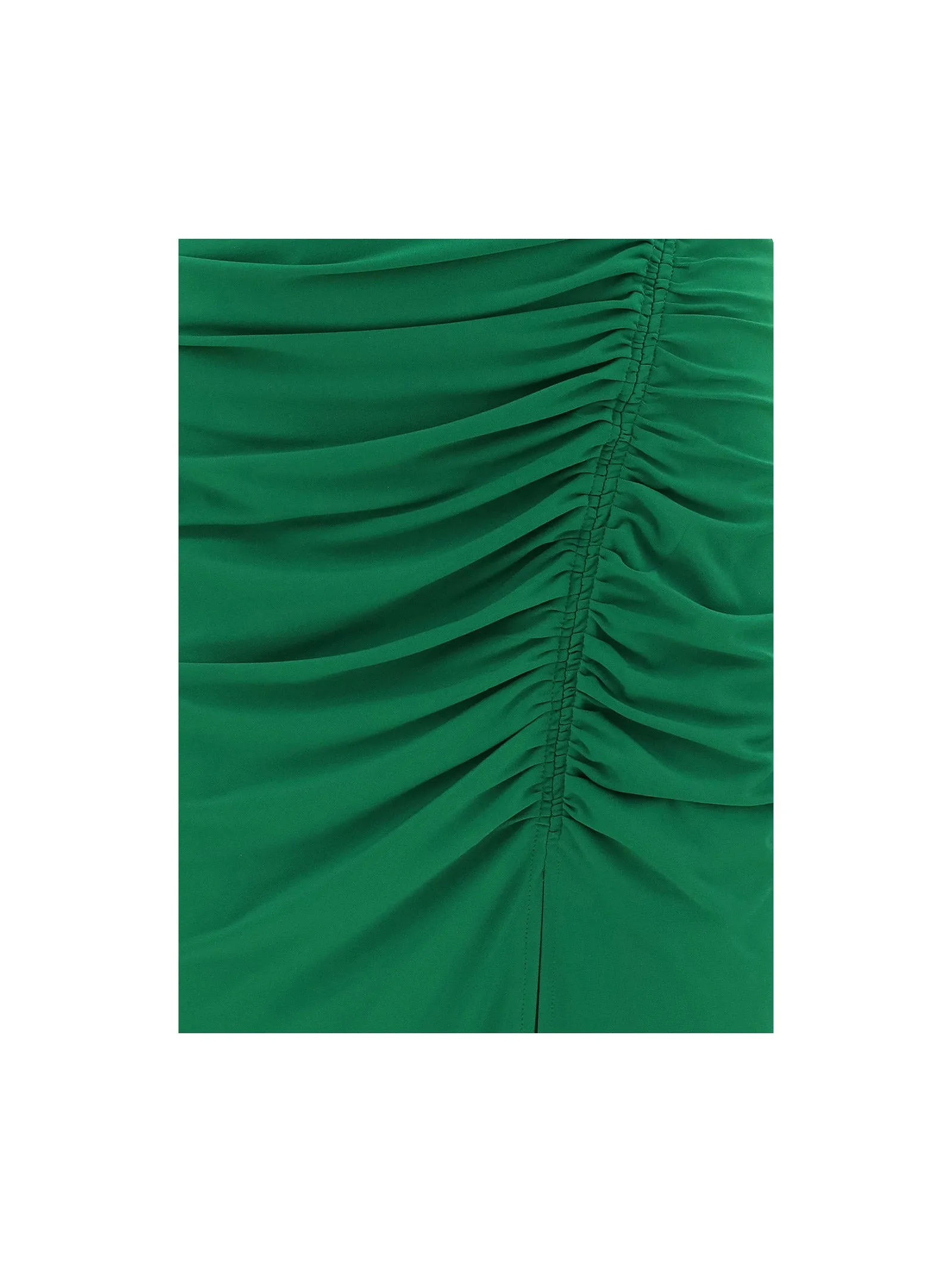 Self-Portrait Jersey Strapless Ruched Midi Dress