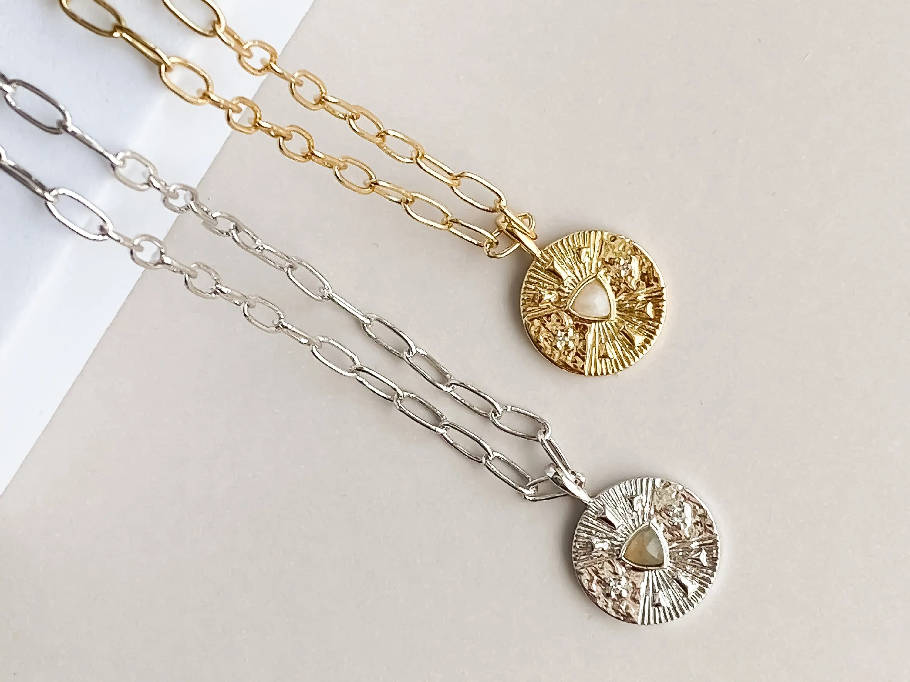 Strength Moonstone Necklace