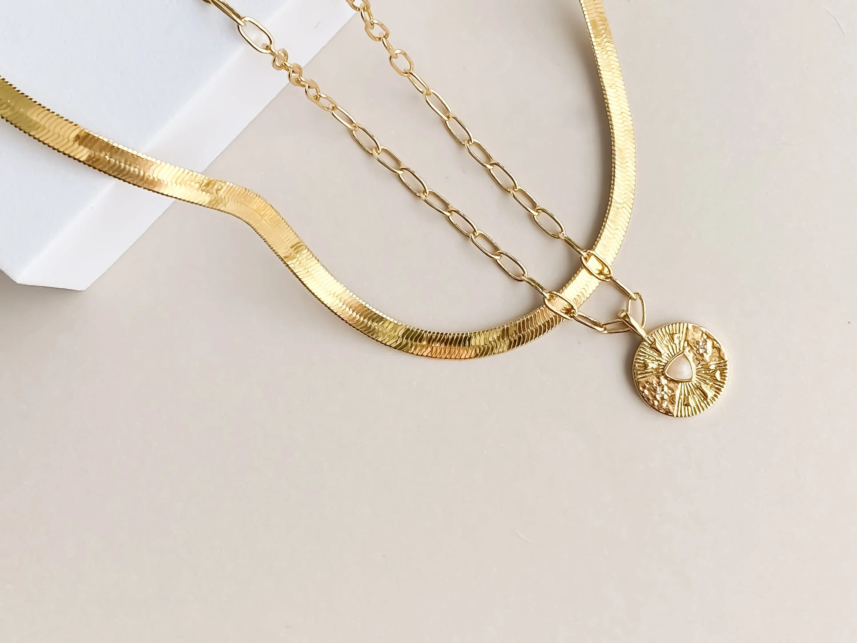 Strength Moonstone Necklace