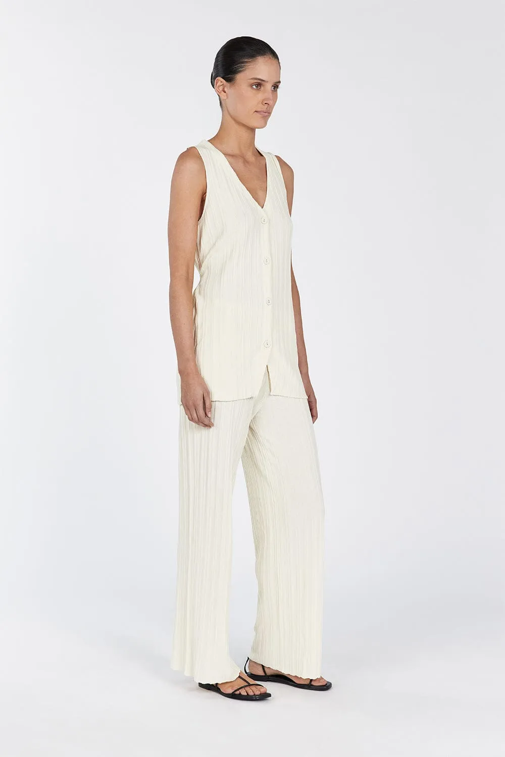 SYLVIA CREAM KNIT PANT