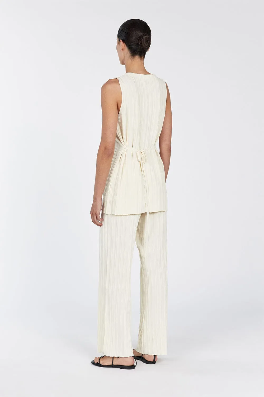 SYLVIA CREAM KNIT PANT