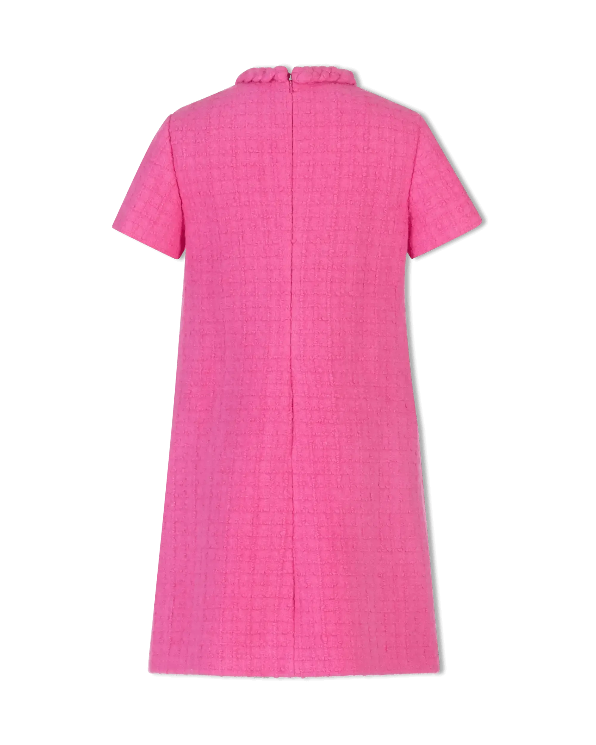V Logo Tweed Mini Dress