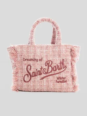 Vanity Mini Bag in Pink Tweed