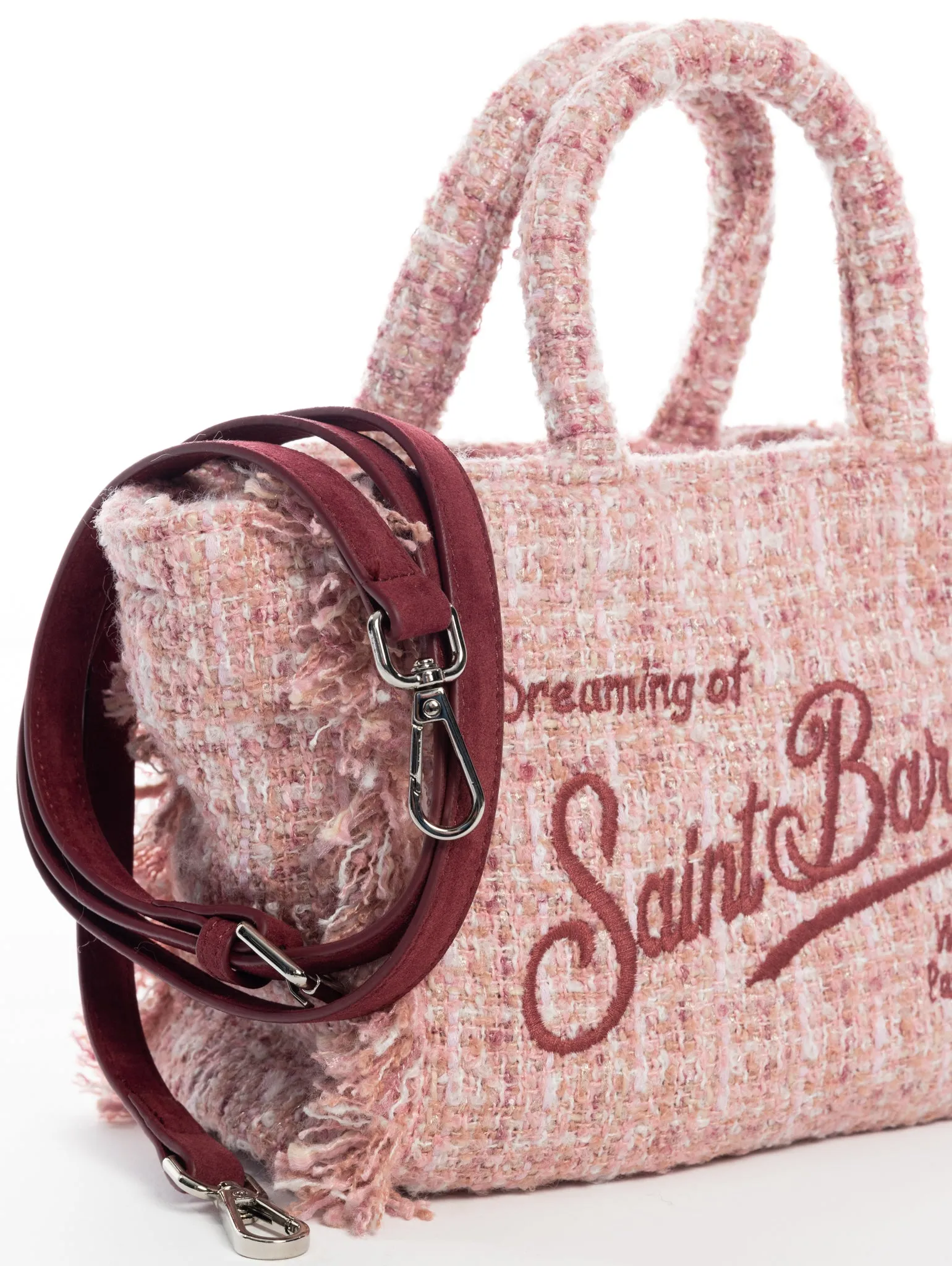 Vanity Mini Bag in Pink Tweed