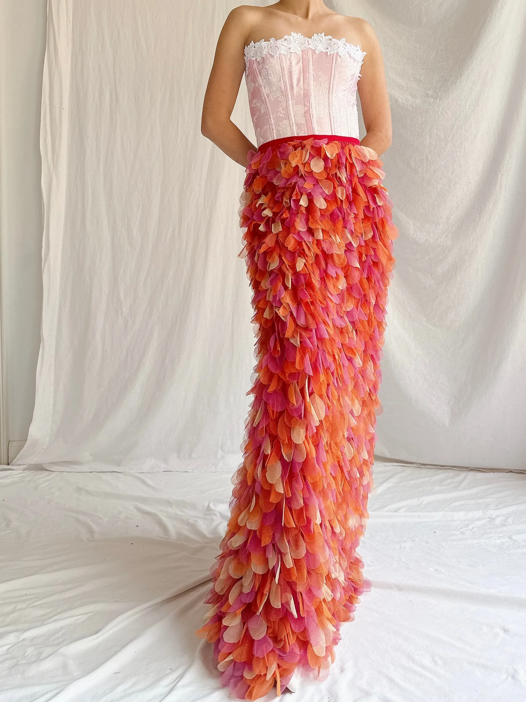 Vintage Angelita Morrilo Spain Petal Skirt - M