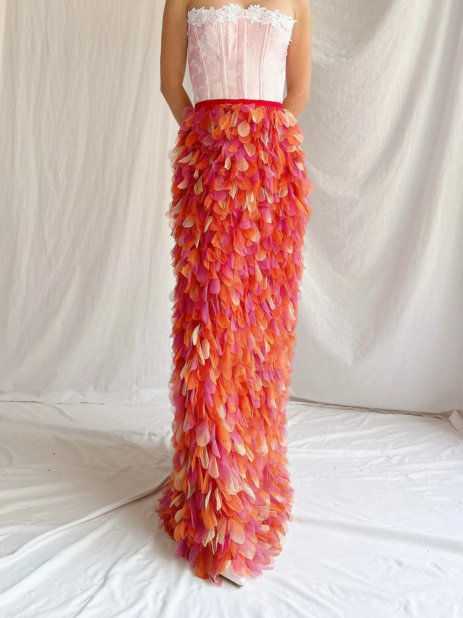 Vintage Angelita Morrilo Spain Petal Skirt - M