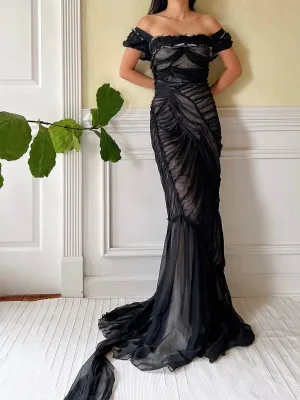 Vintage Silk Alberta Ferretti Gown - S/M US 6