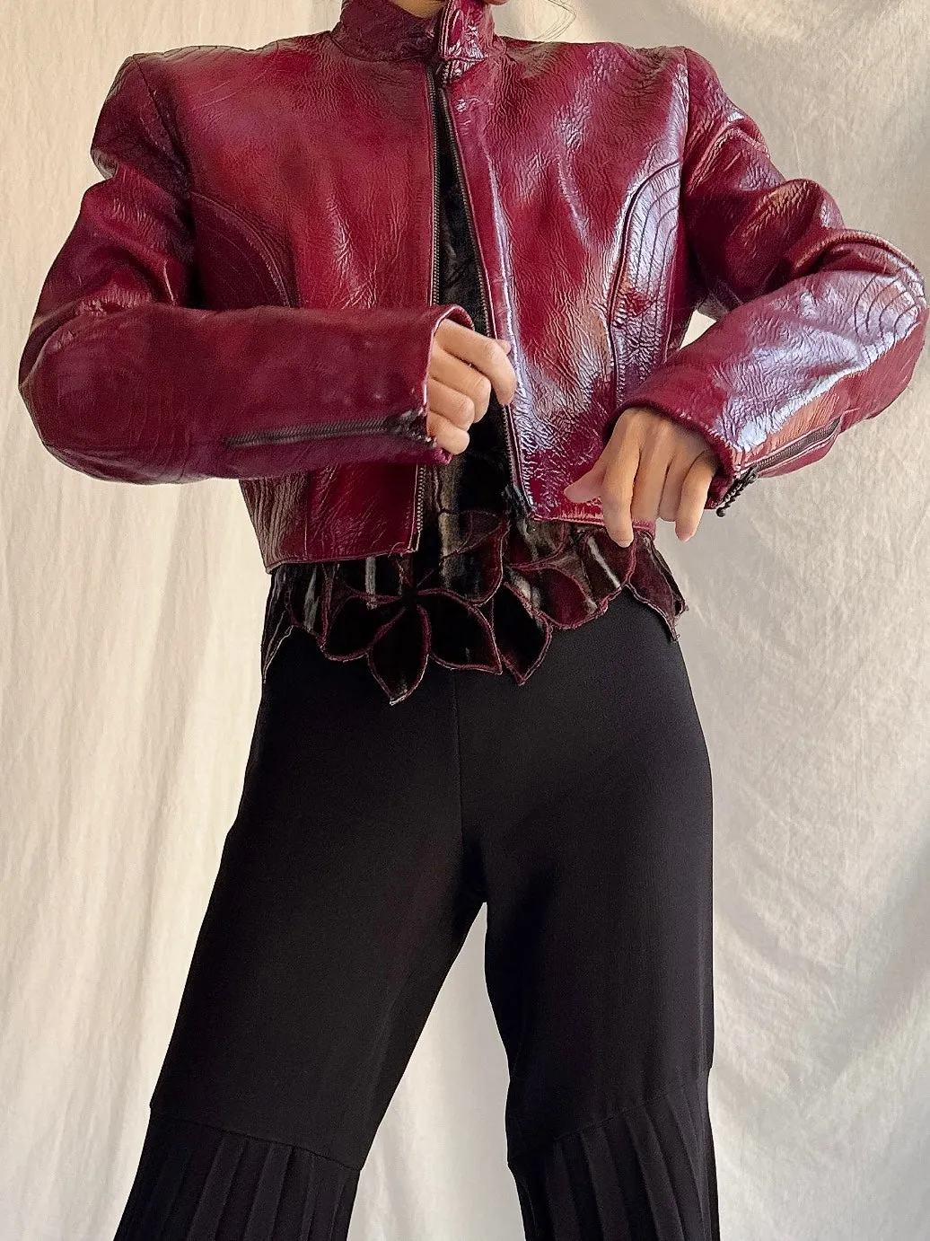 Vintage Sophie Sitbon Paris Leather Jacket - S