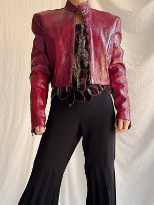 Vintage Sophie Sitbon Paris Leather Jacket - S
