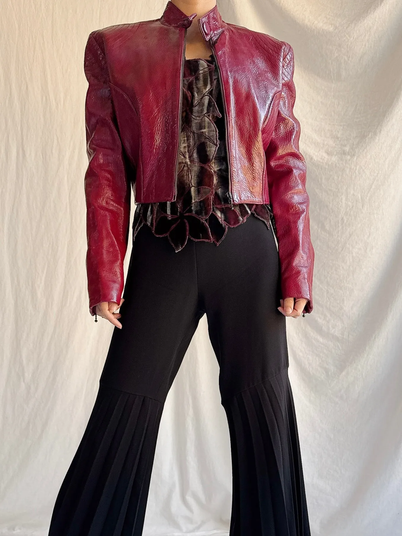 Vintage Sophie Sitbon Paris Leather Jacket - S