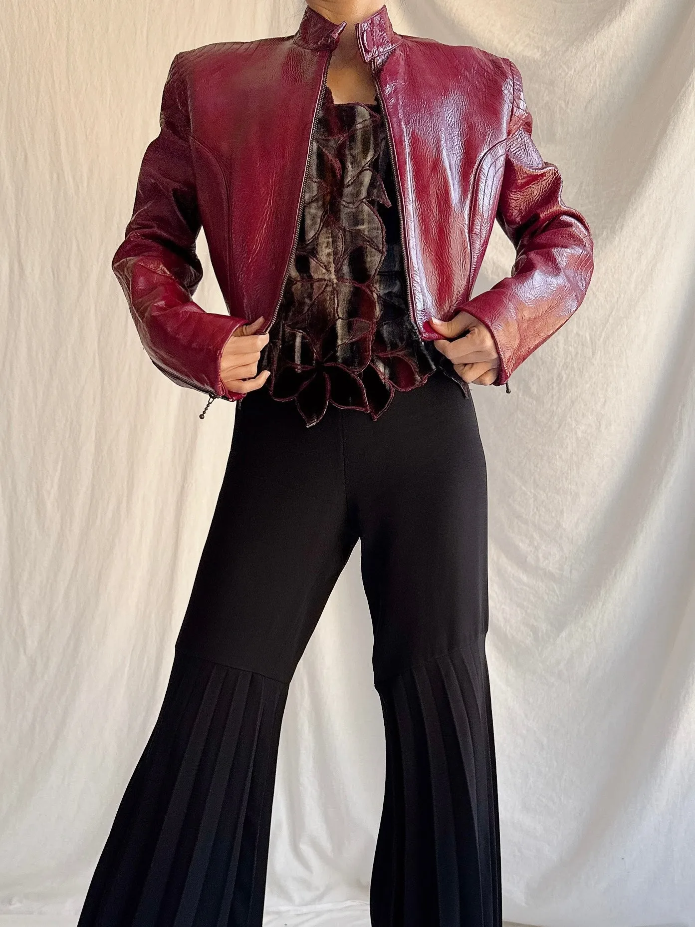 Vintage Sophie Sitbon Paris Leather Jacket - S