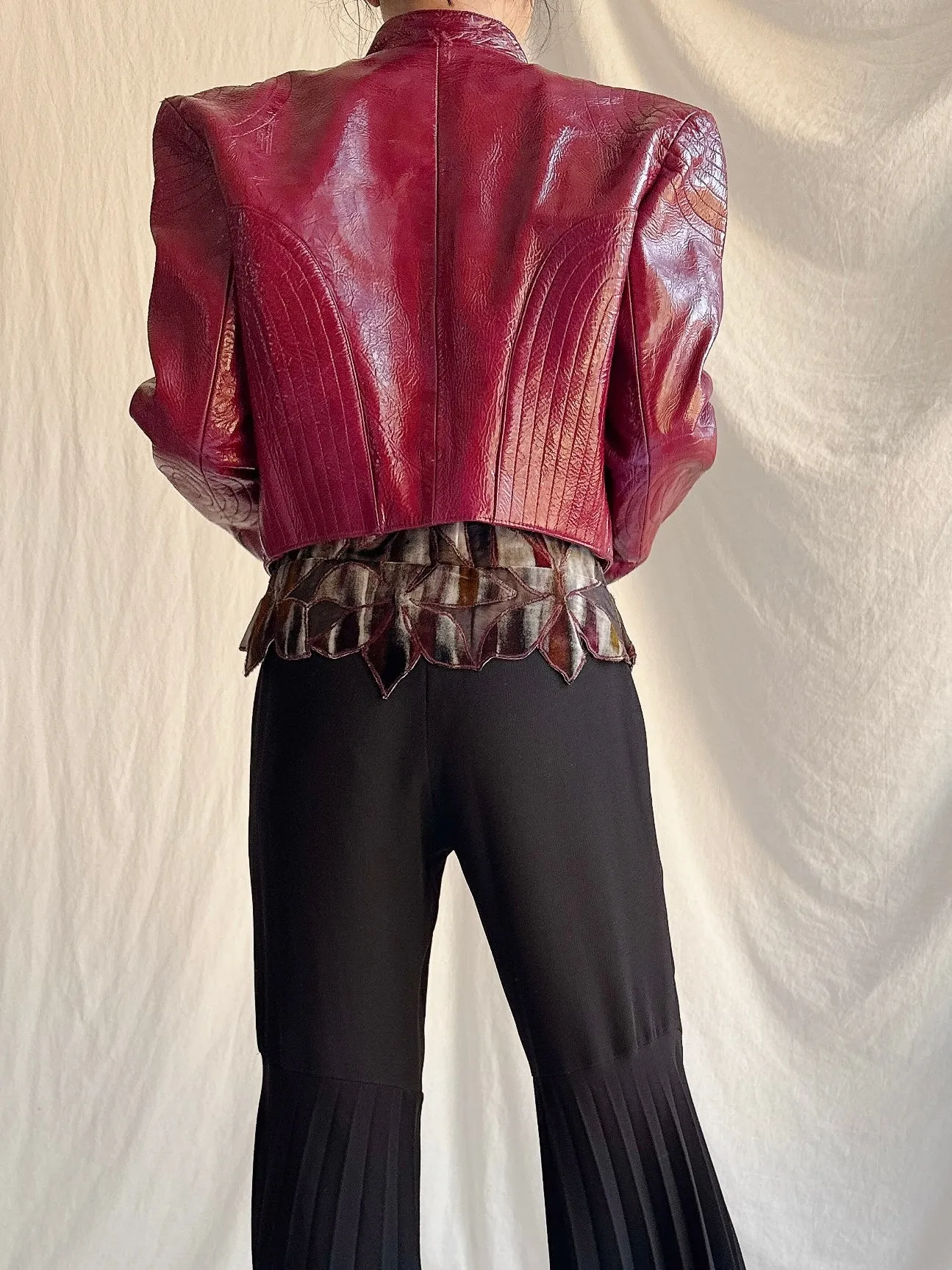 Vintage Sophie Sitbon Paris Leather Jacket - S