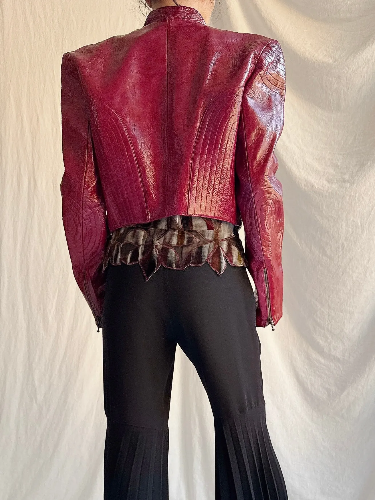 Vintage Sophie Sitbon Paris Leather Jacket - S