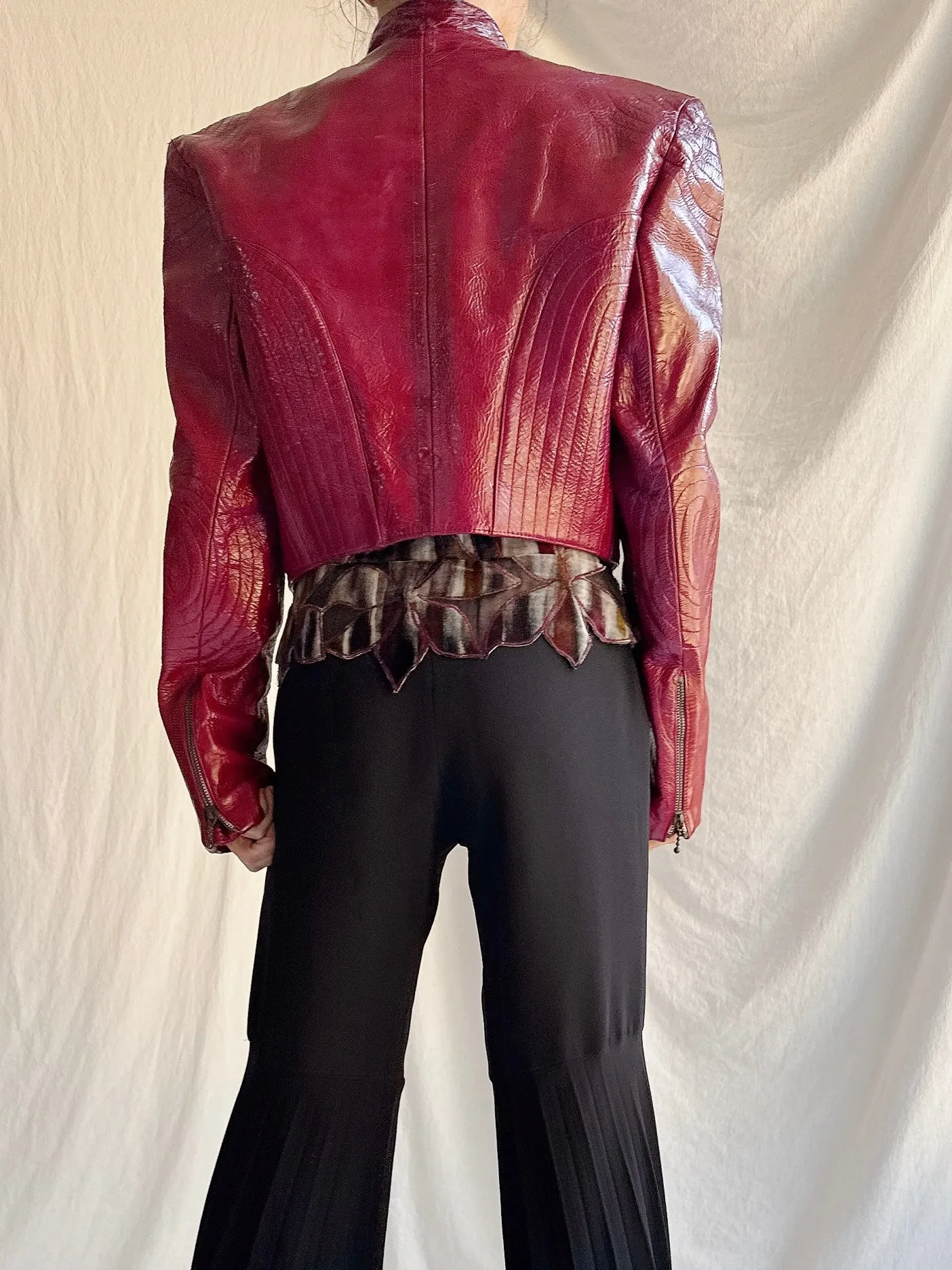 Vintage Sophie Sitbon Paris Leather Jacket - S