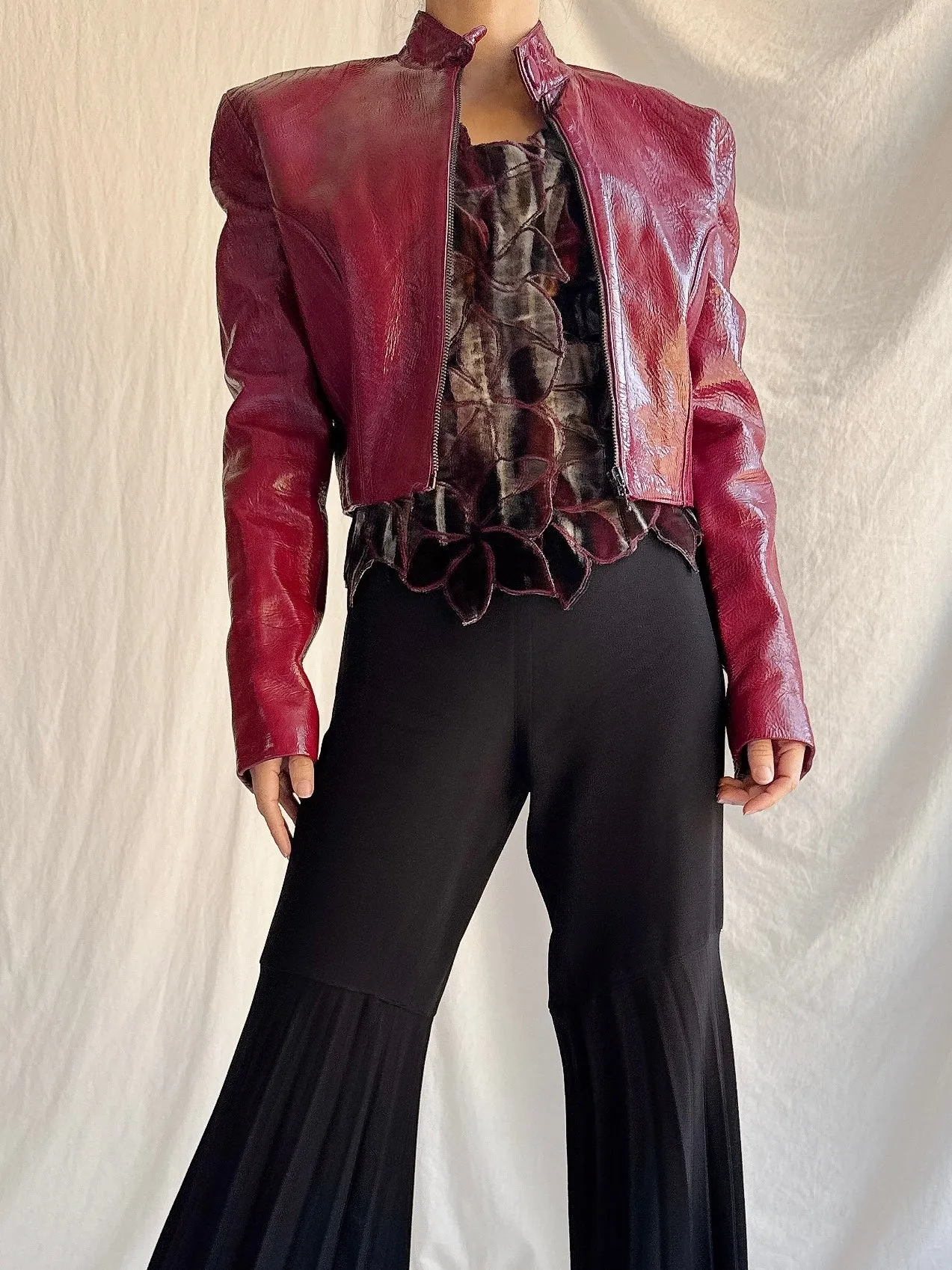 Vintage Sophie Sitbon Paris Leather Jacket - S