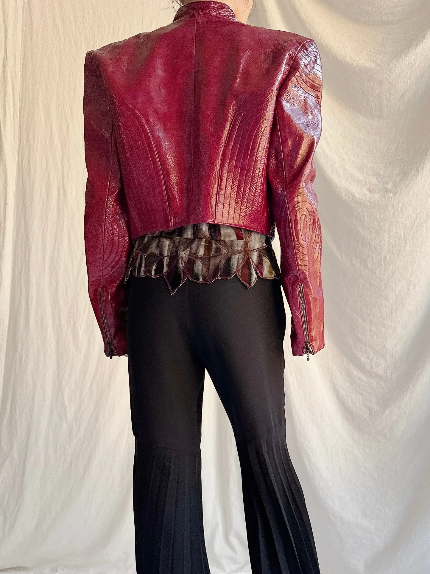 Vintage Sophie Sitbon Paris Leather Jacket - S