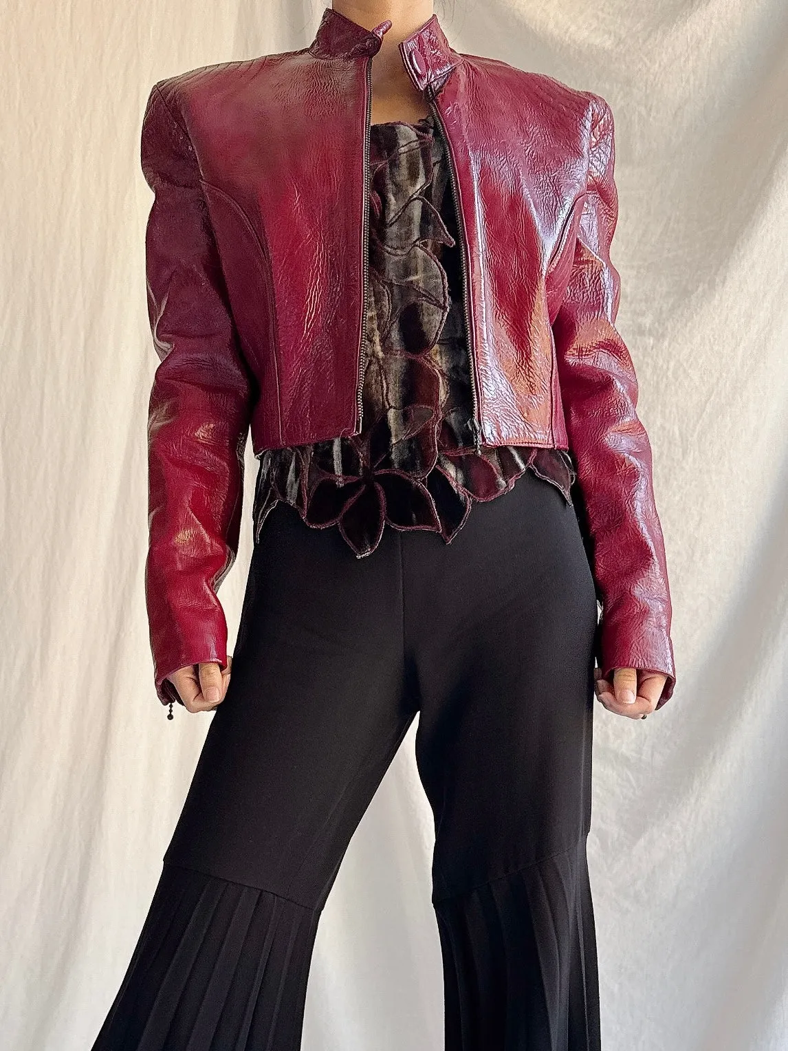 Vintage Sophie Sitbon Paris Leather Jacket - S