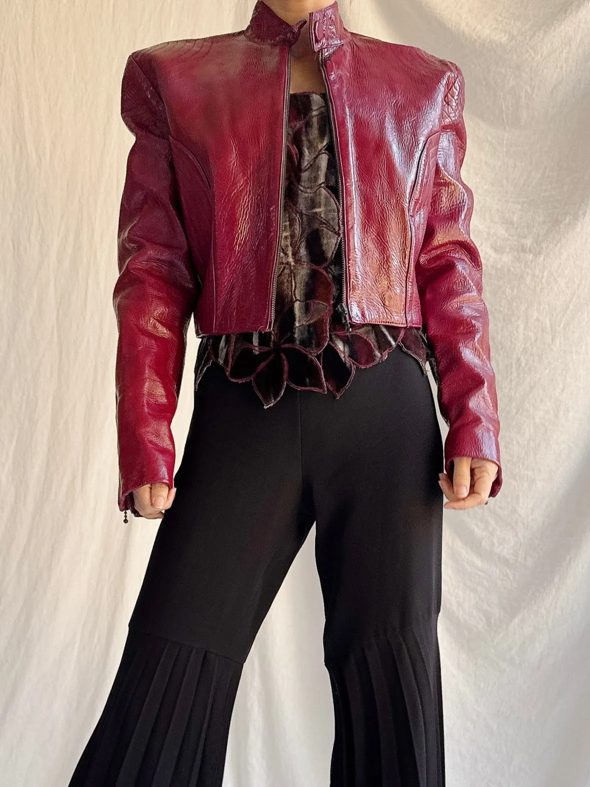 Vintage Sophie Sitbon Paris Leather Jacket - S