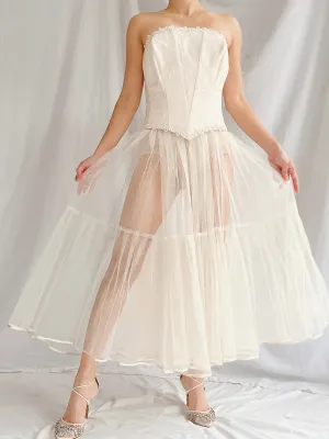 Vintage Tulle Skirt - S-M