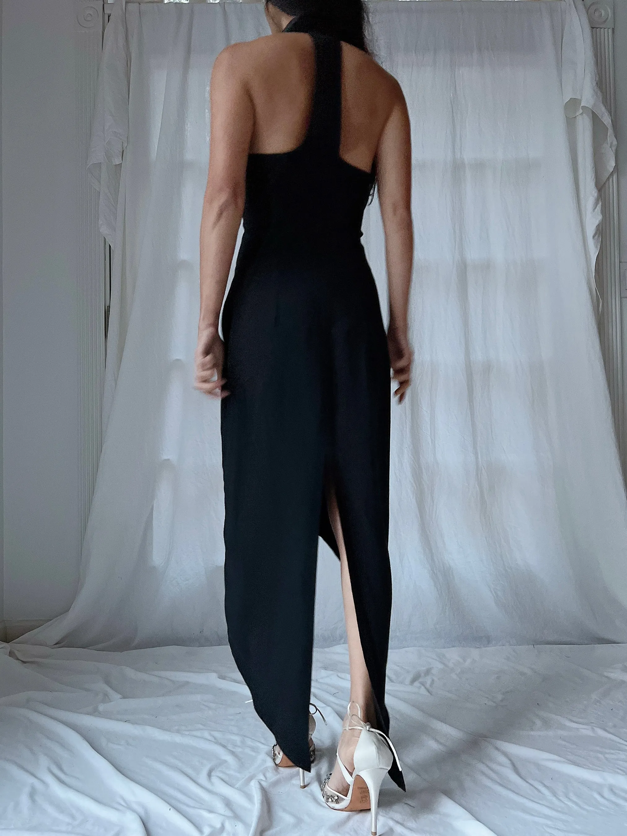 Vintage Tuxedo Dress - S/M