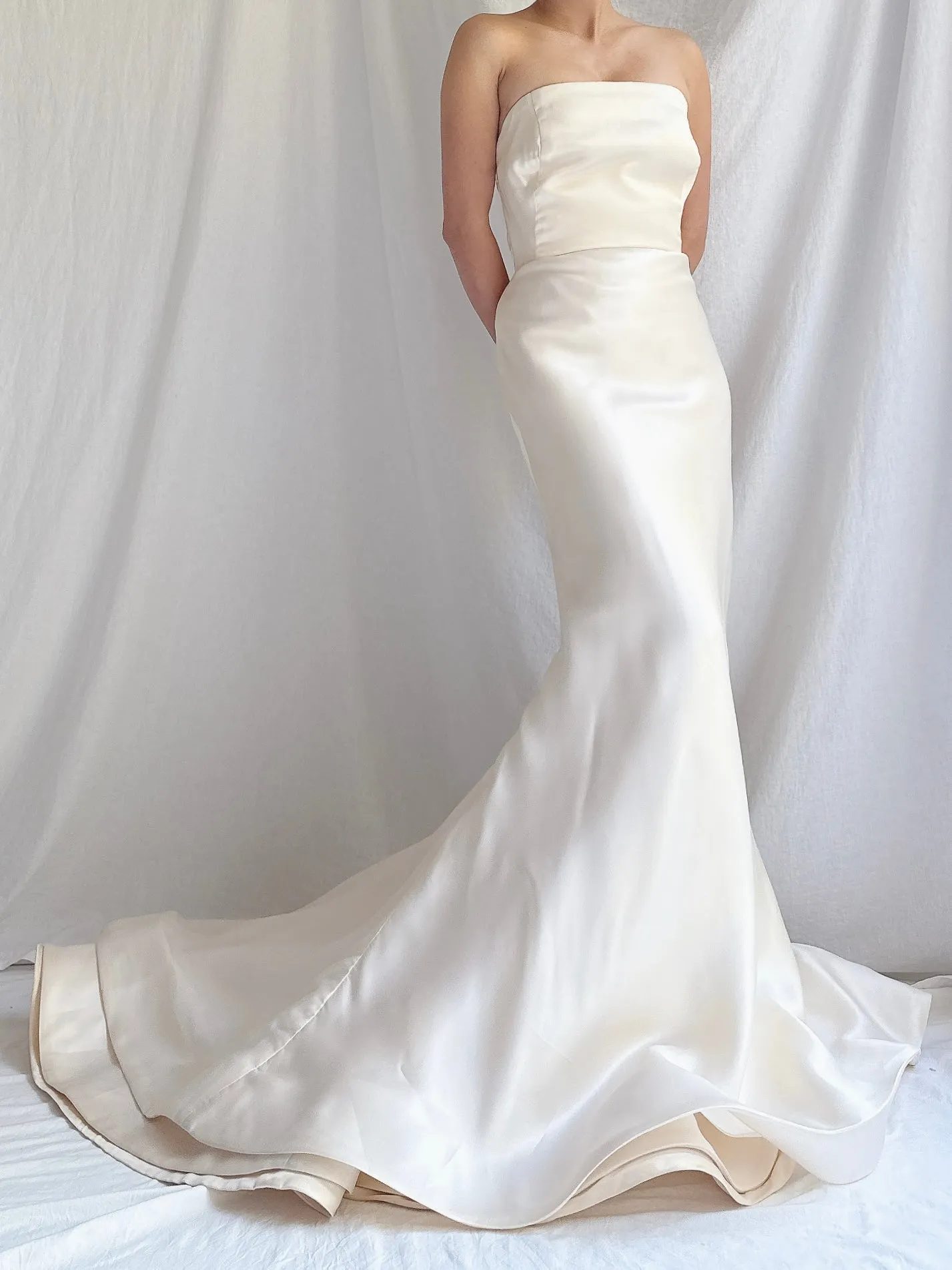 Vintage Vera Wang Silk Satin Gown - XS/S