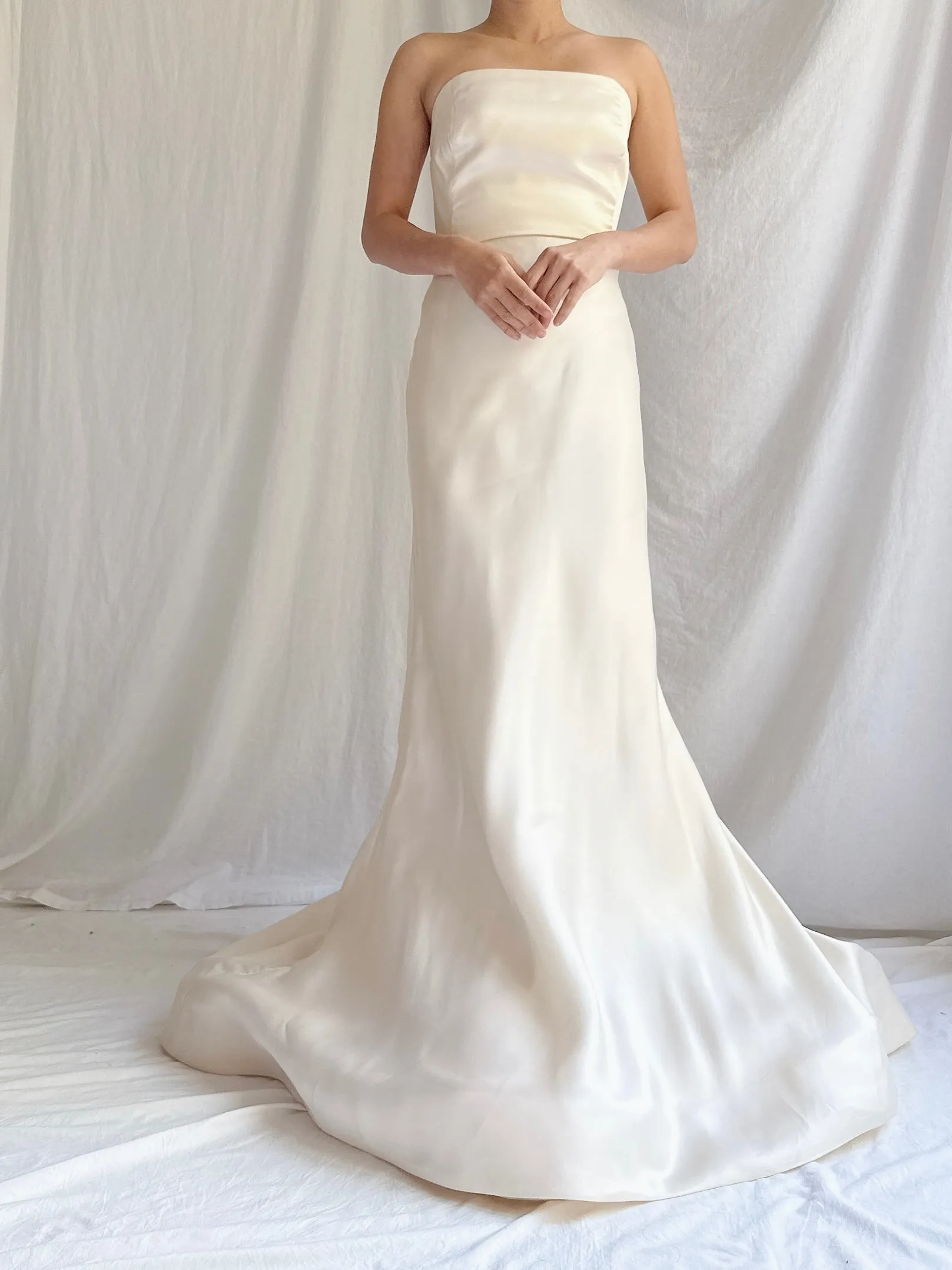 Vintage Vera Wang Silk Satin Gown - XS/S